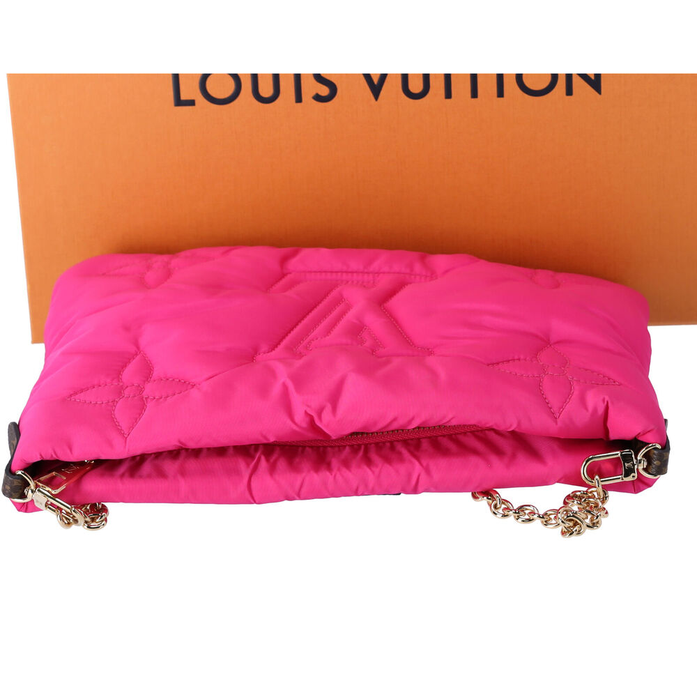 Louis Vuitton Maxi Multi Pochette Accessoires Pillow Shoulder Bag Black Pink - Picture 6 of 10